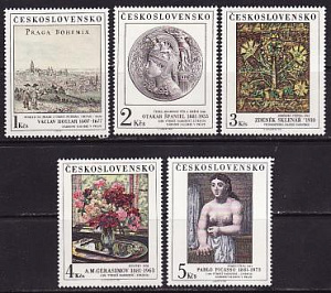 ЧССР, 1981, Живопись (XV), Пикассо, 5 марок